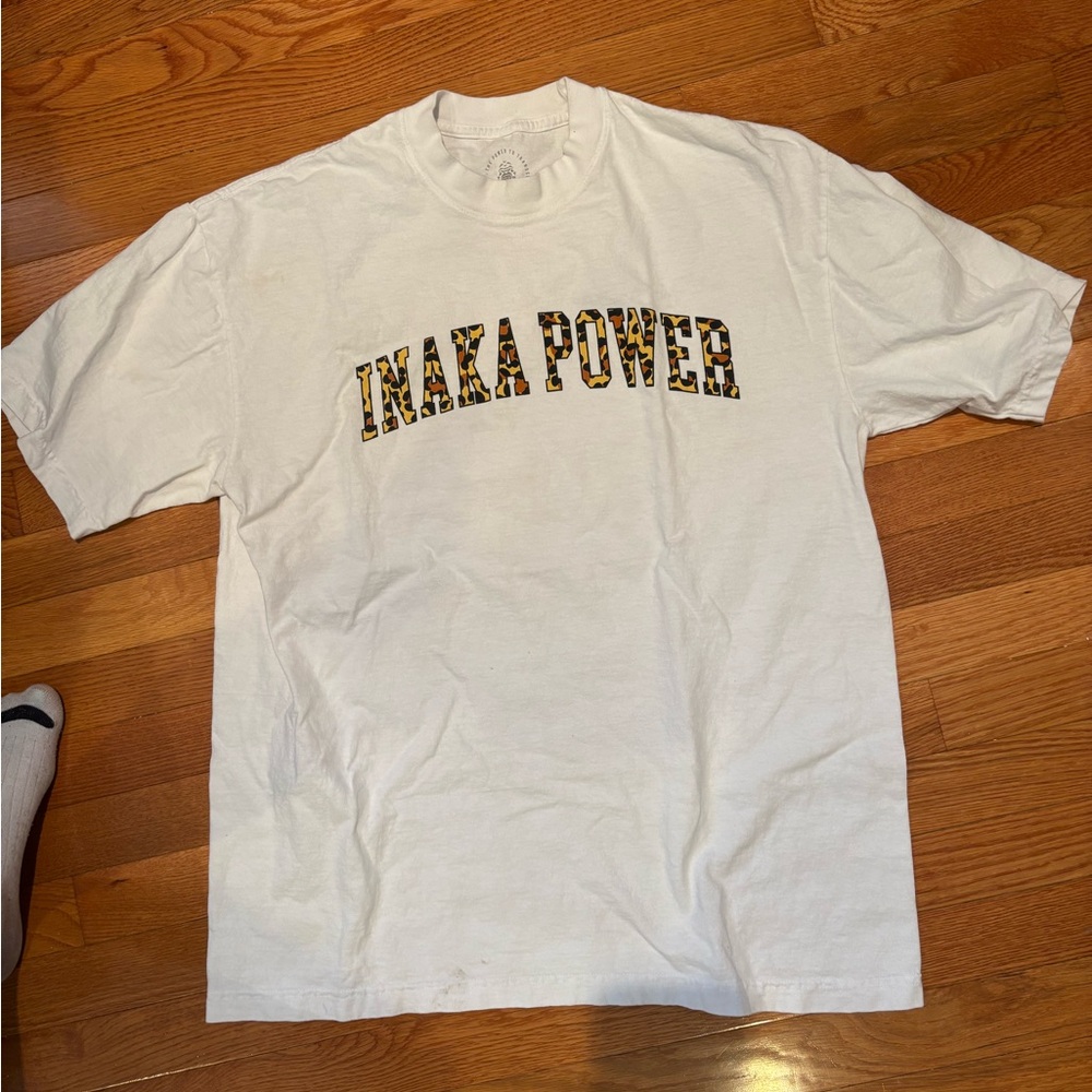 Inaka Power White Graphic Tee